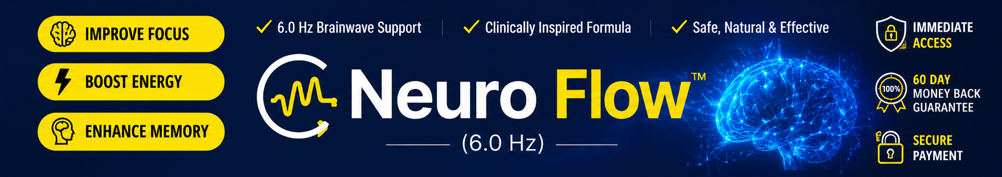 Neuro-Audio Flow (6.0 Hz) Banner